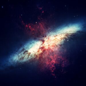 Exploding Galaxy Representing the Big Bang